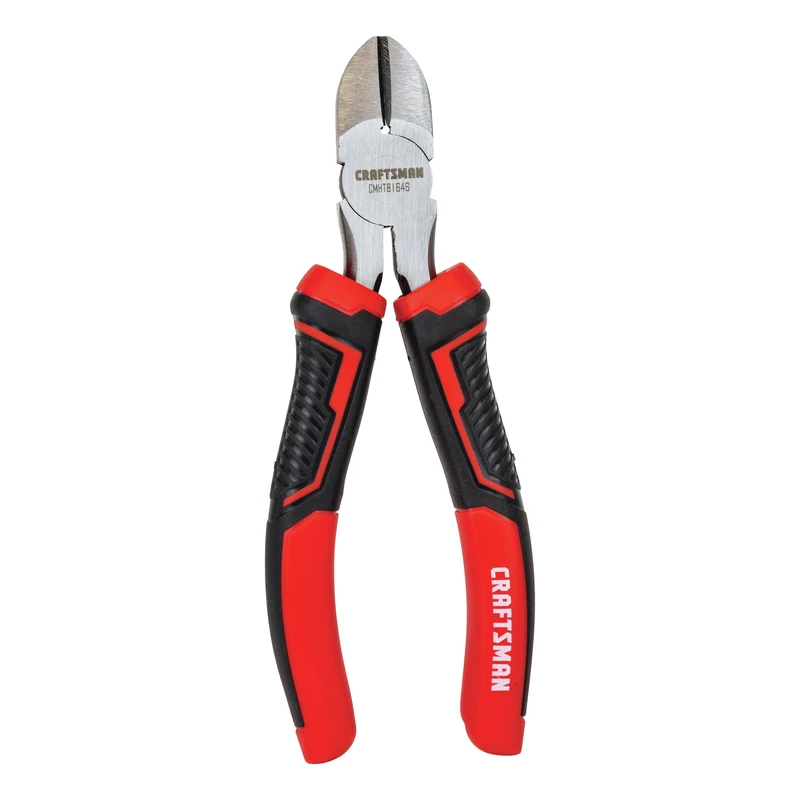 Craftsman 6 in. Drop Forged Steel Diagonal Cutting Pliers Black/Red 1 Craftsman 6 in. Drop Forged Steel Diagonal Cutting Pliers Black/Red