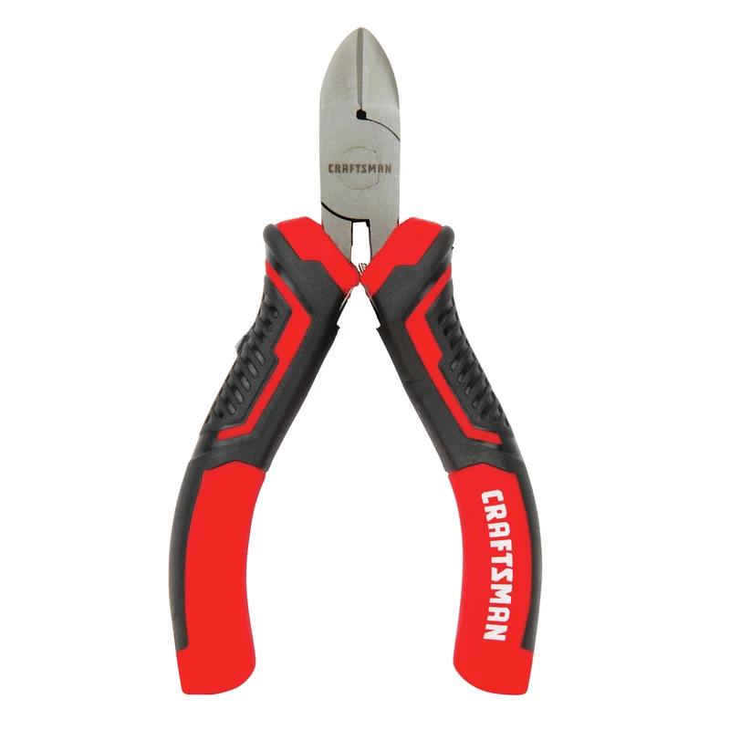 Craftsman 4-1/2 in. Drop Forged Steel Mini Diagonal Pliers Black/Red 1 Craftsman 4-1/2 in. Drop Forged Steel Mini Diagonal Pliers Black/Red