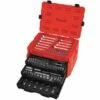 Craftsman 1/4, 3/8 and 1/2 in. drive Metric and SAE 12 Point Mechanic's Tool Set 268 pc.