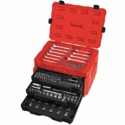 Craftsman 1/4, 3/8 and 1/2 in. drive Metric and SAE 12 Point Mechanic's Tool Set 268 pc.