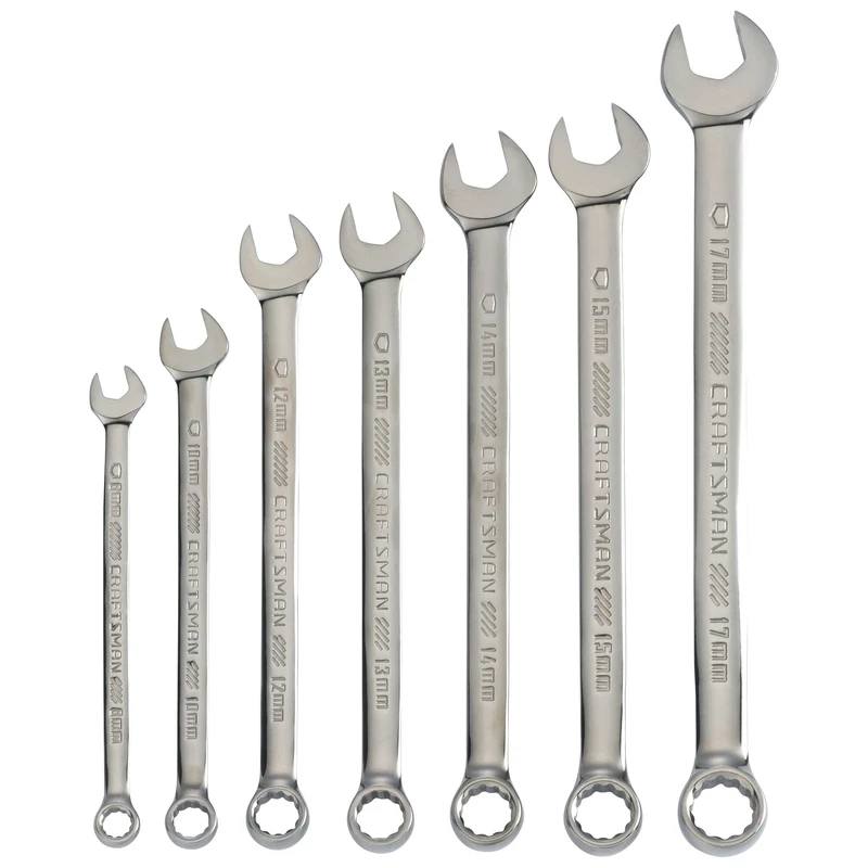 Craftsman Metric Long Panel Combination Wrench Set 7 pc. 1 Craftsman Metric Long Panel Combination Wrench Set 7 pc.