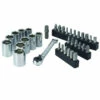 Craftsman 1/4 in. drive Metric and SAE Right Angle Ratcheting Bit Driver Set 35 pc.