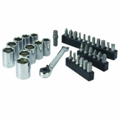 Craftsman 1/4 in. drive Metric and SAE Right Angle Ratcheting Bit Driver Set 35 pc.