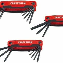 Craftsman Hex Key Set, 25-Key, 3-Pack, Folding (CMHT26004)