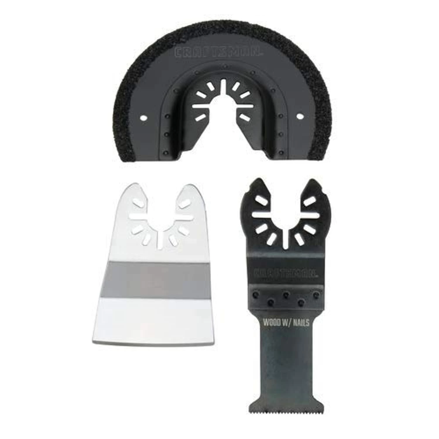 Craftsman Oscillating Tool Blades, Multi-Material, 3-Piece (Cmao201) 1 Craftsman Oscillating Tool Blades, Multi-Material, 3-Piece (Cmao201)