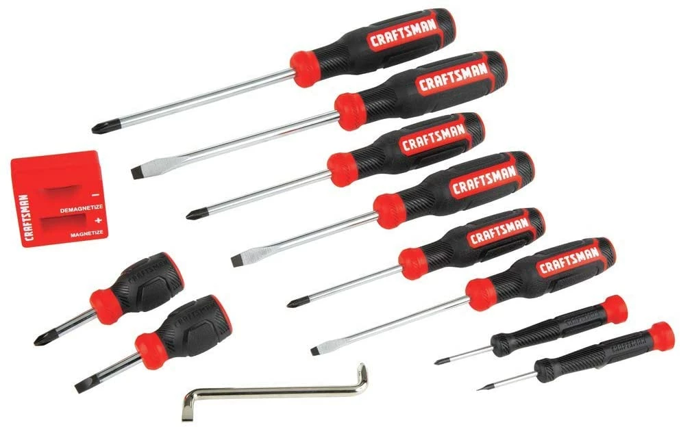 Craftsman Screwdriver Set, Assorted, 12-Piece (CMHT65071) 1 Craftsman Screwdriver Set, Assorted, 12-Piece (CMHT65071)