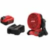 Craftsman V20 Max Cordless Fan With Battery Kit, Charger Included, 4.0-Ah (Cmce001B & Cmcb204-Ck)