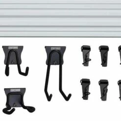 Craftsman Versatrack Garage Storage System, Storage Rail with 20-Piece Mounting Accessories (CMST22000)