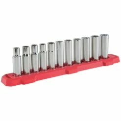 Craftsman Socket Set, Mm, 1/2-Inch Drive, 12-Point, 11-Piece (Cmmt12049)
