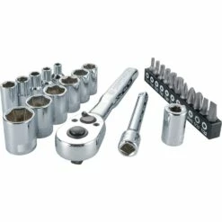 Craftsman Socket Set, Nano Sae, 1/4-Inch Drive, 24-Piece (Cmmt12009)