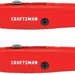 Craftsman Utility Knife, Retractable Blade, 2-Pack (CMHT10382)