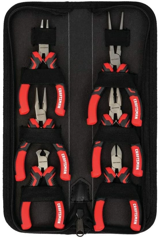 Craftsman Pliers, 6-Piece Mini Set with Pouch (CMHT81716) 2 Craftsman Pliers, 6-Piece Mini Set with Pouch (CMHT81716) - Image 2