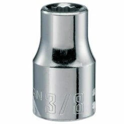 Craftsman Shallow Socket, Sae, 1/2-Inch Drive, 3/8-Inch, 12-Point (Cmmt47500)