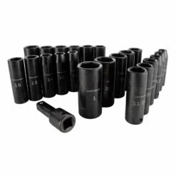 Craftsman Deep Impact Socket Set, Sae, 1/2-Inch, 23 Pieces (Cmmt16970)