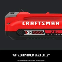 Craftsman 20V Max Lithium Ion Battery, 2.0-Amp Hour (Cmcb202) -Cheap Craftsman Store 61cdj22BtUL.US1500