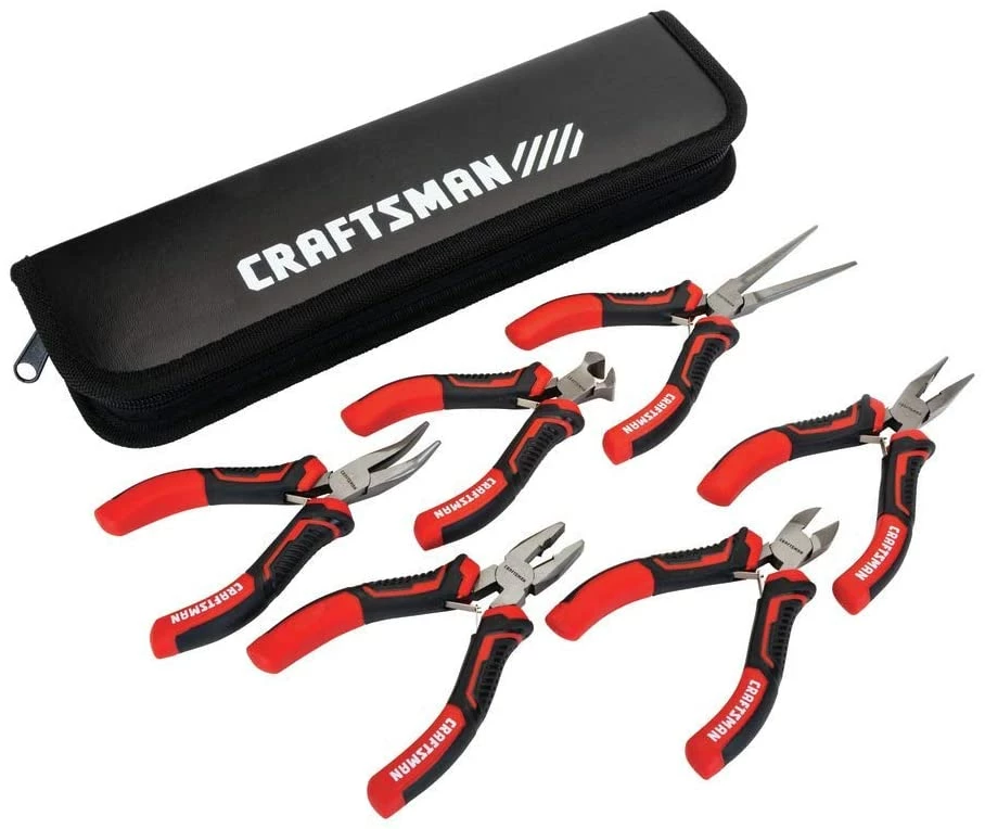 Craftsman Pliers, 6-Piece Mini Set with Pouch (CMHT81716) 1 Craftsman Pliers, 6-Piece Mini Set with Pouch (CMHT81716)