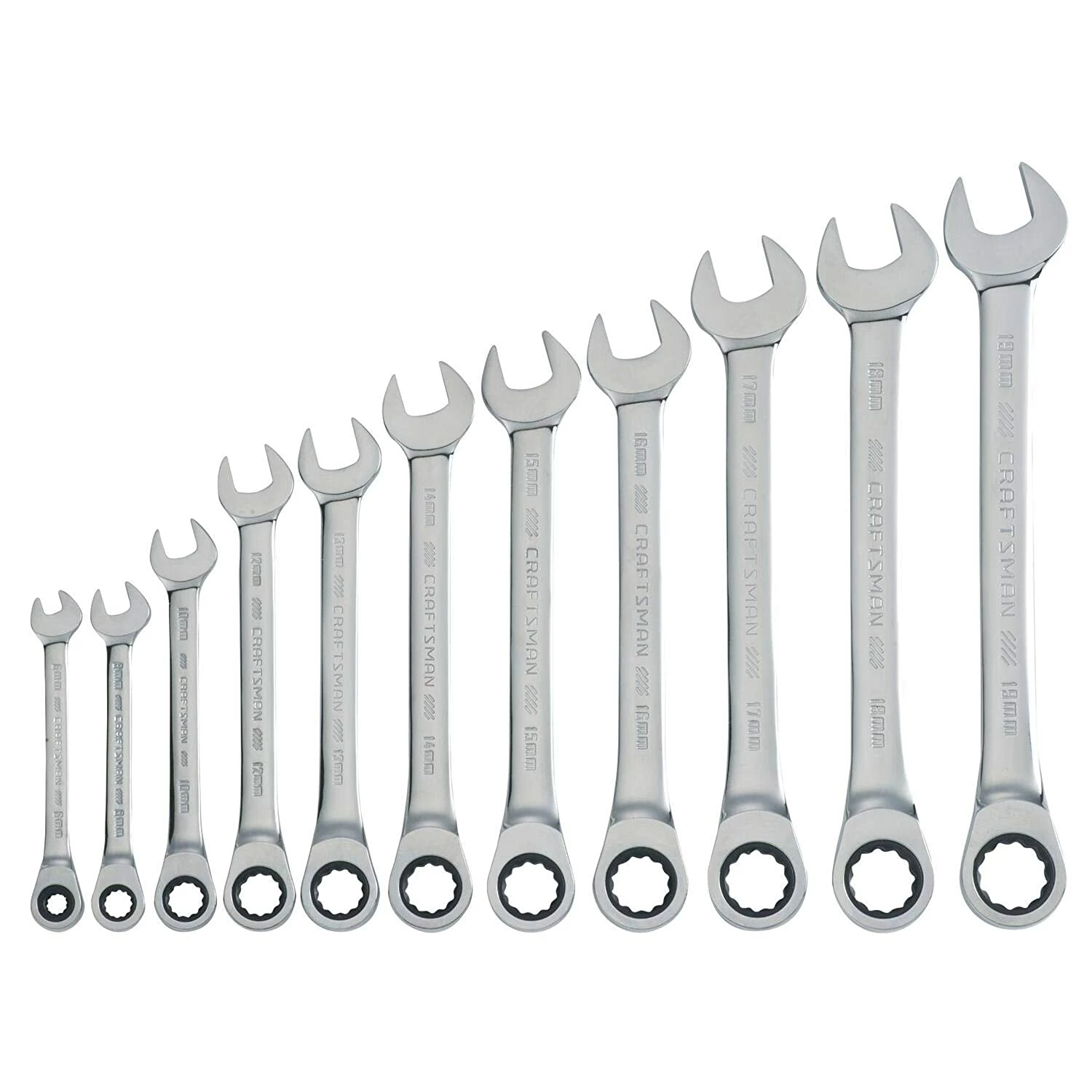 Craftsman Cmmt87021 11-Piece 12-Point Metric Ratchet Wrench Set 1 Craftsman Cmmt87021 11-Piece 12-Point Metric Ratchet Wrench Set
