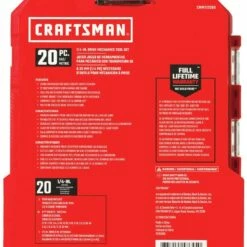 Craftsman Socket Set, SAE / Metric, 1/4-Inch Drive, 20-Piece (CMMT12008) -Cheap Craftsman Store 716v1 yvQLL. AC SL1500