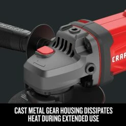 Craftsman V20 Angle Grinder, Small, 4-1/2-Inch With Battery Kit, Charger Included, 4.0-Ah (Cmcg400B & Cmcb204-Ck) -Cheap Craftsman Store 71mD28SySSS.US1500