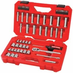 Craftsman Drive Socket Set For Mechanics, 61-Piece (Cmmt45061)