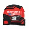 Craftsman Tape Measure, Autolock, 25-Foot (Cmht37765S)