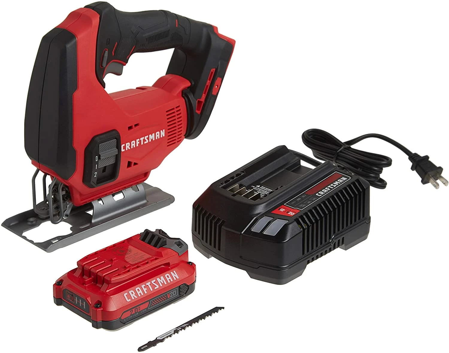 Craftsman V20 Cordless Jig Saw Kit (CMCS600D1) 4 Craftsman V20 Cordless Jig Saw Kit (CMCS600D1) - Image 4