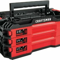 Cheap Craftsman Store 10 Craftsman Mechanics Tools Kit with 3 Drawer Box, 216-Piece (CMMT99206)