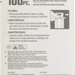 Craftsman Utility Knife Blades, 100 Pack (CMHT11921A) -Cheap Craftsman Store 81J4lshE6WL. AC SL1500