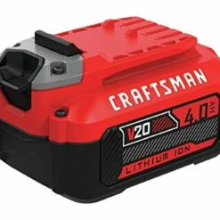 craftsman cmcb204 20v max 4 ah professional grade high capacity lithium-ion battery slide pack (non-retail packaging)