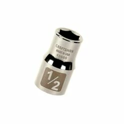 Craftsman New! Craftsman 1/2" Standard Socket 6-Point 1/2" Drive 45885 Usa