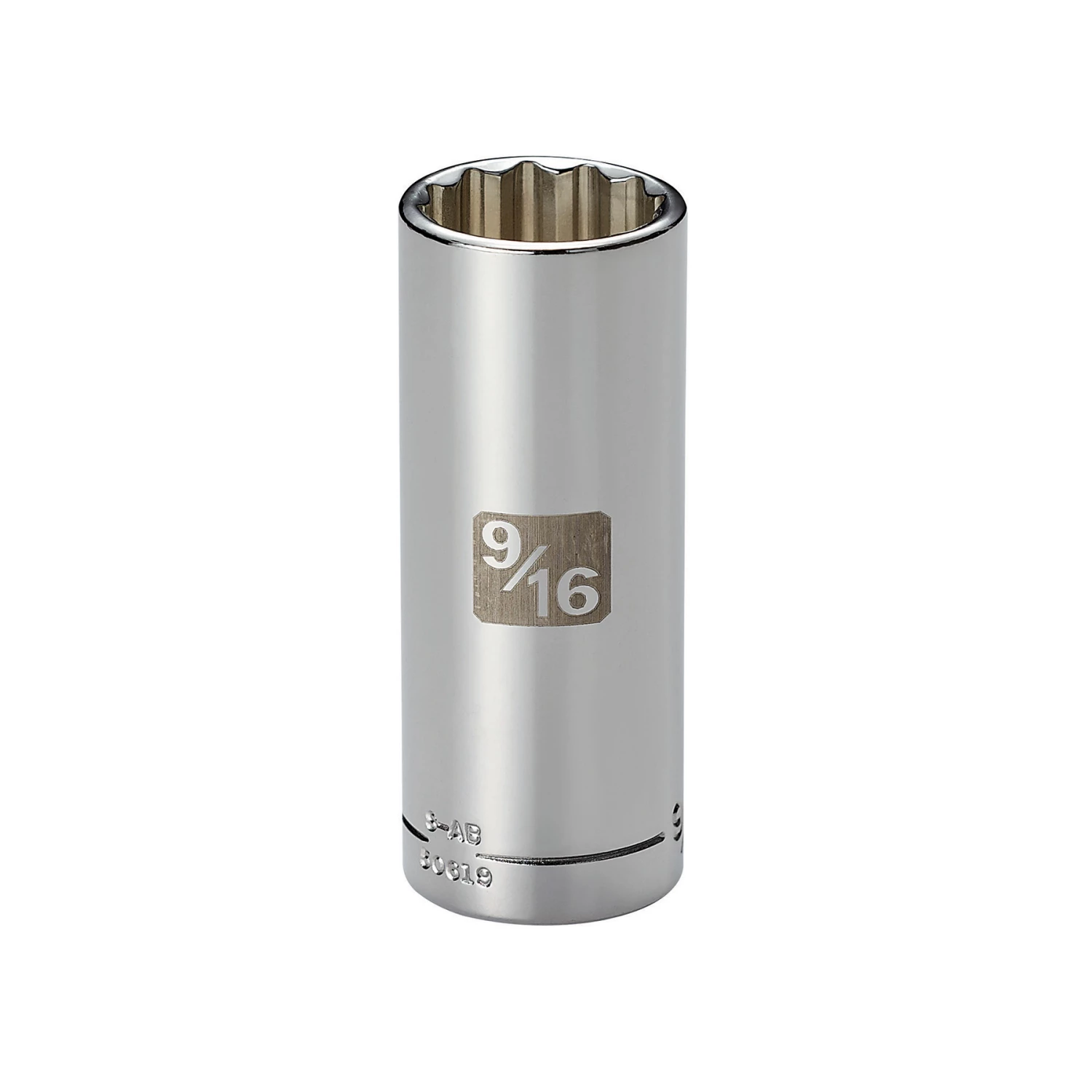 Craftsman 9/16 in. Easy-To-Read Socket 12 pt. Deep 1/4 in. drive 1 Craftsman 9/16 in. Easy-To-Read Socket 12 pt. Deep 1/4 in. drive