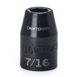 Craftsman 7/16 in., 6 pt. 1/2 in. Drive, Easy-To-Read Impact Socket