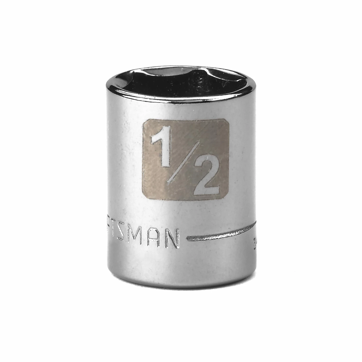 Craftsman 1/2 in. Easy-To-Read Socket 6 pt. STD 1/4 in. drive 1 Craftsman 1/2 in. Easy-To-Read Socket 6 pt. STD 1/4 in. drive