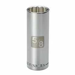 Craftsman 5/8 in. Easy-to-Read Socket 12 pt. Deep Metric 3/8 in. drive