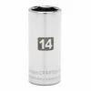 Craftsman 14mm 1/4" Drive 6 pt. Easy-to-Read Deep Socket