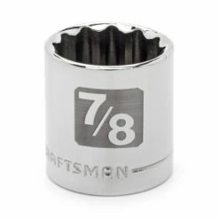 Craftsman 7/8" x 3/8" Drive 12 pt. Easy-to-Read Socket