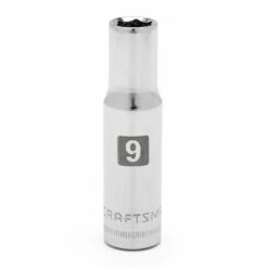 Craftsman 9mm 3/8" Drive 6 pt. Easy-To-Read Deep Socket
