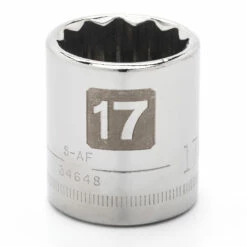 Craftsman 17mm 12 pt. 3/8 in. drive Easy-To-Read Socket