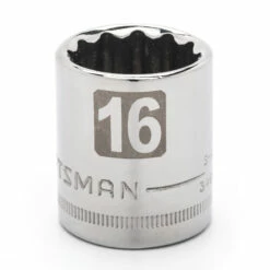 Craftsman 16mm 3/8" Drive Easy-To-Read STD Socket