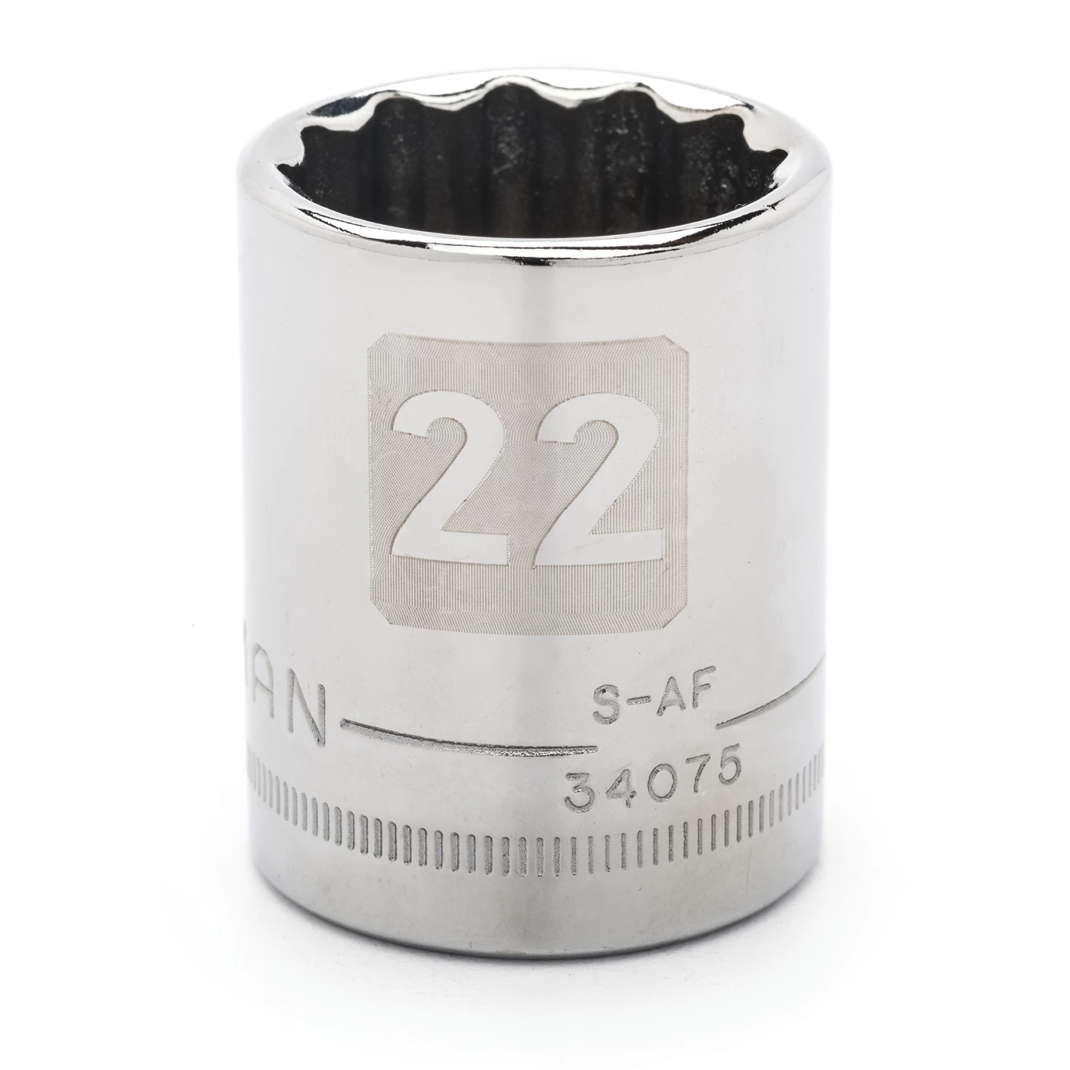 Craftsman 22mm x 1/2" Drive 12 pt. Easy-to-Read Socket 1 Craftsman 22mm x 1/2" Drive 12 pt. Easy-to-Read Socket