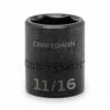 Craftsman 11/16 in. 6 pt. 3/8 in. Drive Easy-To-Read Impact Socket