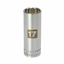 Craftsman 3/8" Drive 17mm Deep Socket, 12pt.