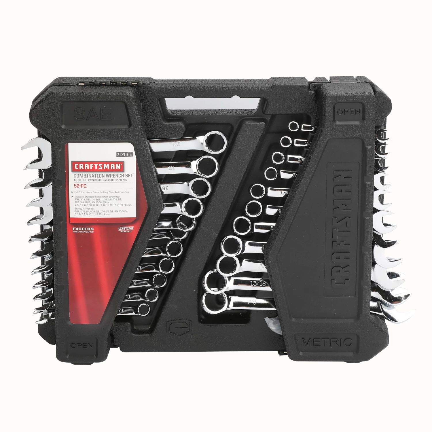 Craftsman 52-Piece Combination Wrench Set 2 Craftsman 52-Piece Combination Wrench Set - Image 2