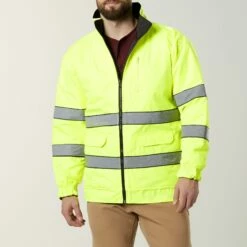Craftsman Men's High Visibility Reversible Jacket