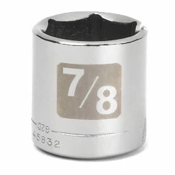 Craftsman 7/8" 3/8" Drive Easy-To-Read STD Socket