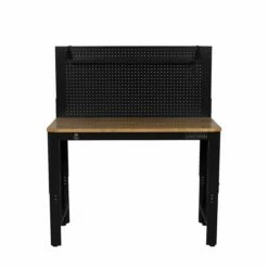 Craftsman 48 in. Adjustable Height Workbench with Pegboard and LED Light