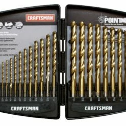 Craftsman 21 pc. Titanium Coated Drill Bit Set