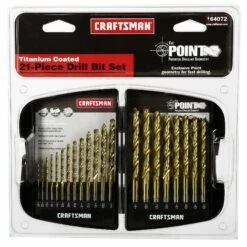 Craftsman 21 pc. Titanium Coated Drill Bit Set -Cheap Craftsman Store spin prod 949920812